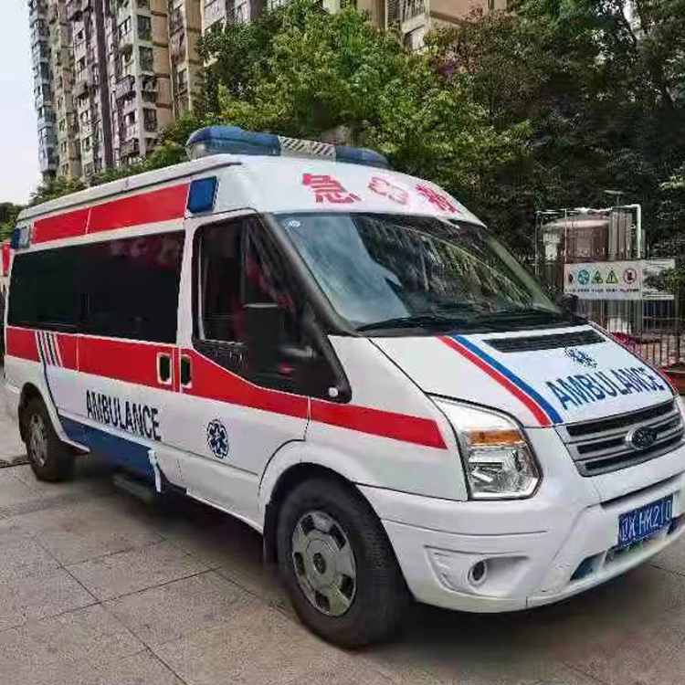 宋洛乡长途救护车护送病人返乡
